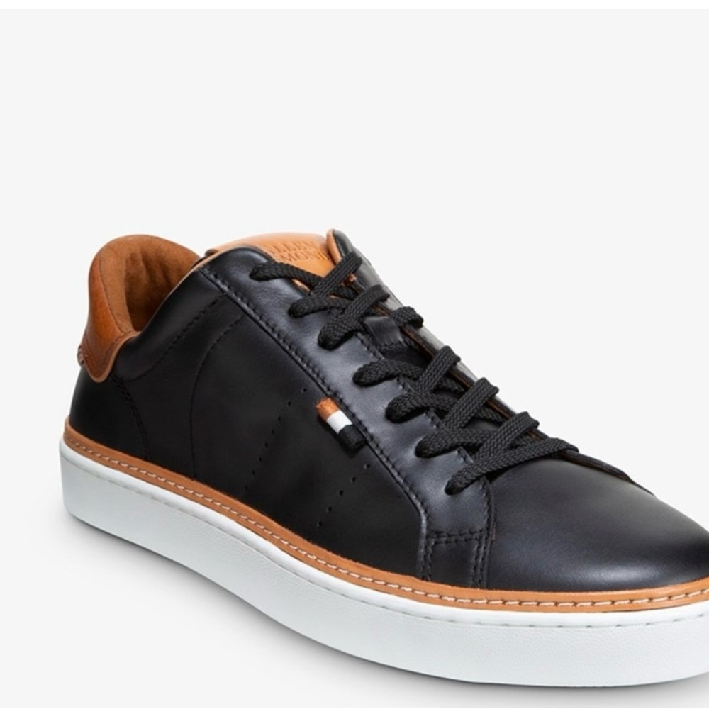 Allen Edmonds Alpha Lace up sneaker (Color- Black Leather)
